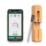 Digitalni bežični termometar sonda, bambus kutija