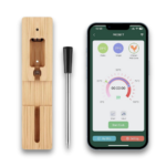 Digitalni bežični termometar sonda, bambus kutija - Slika 2