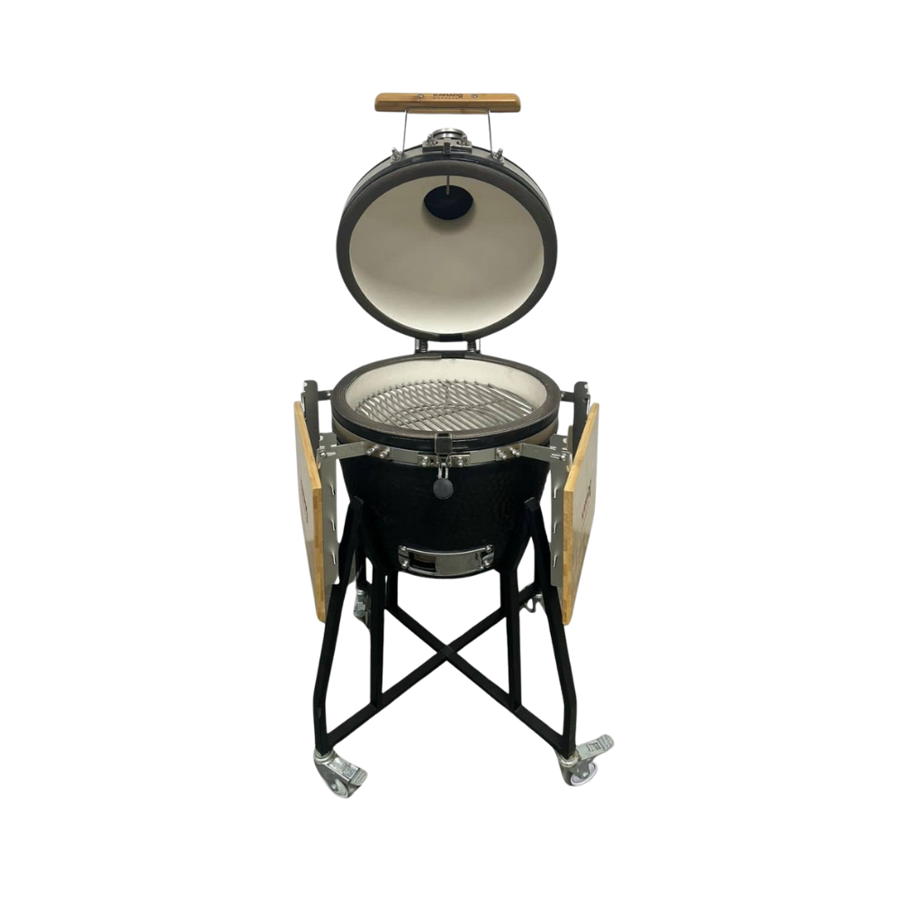 Kamado Madness Premium 16″ roštilj, 40 cm – MAX SET otvoreni poklopac